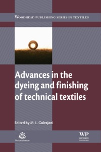 Omslagafbeelding: Advances in the Dyeing and Finishing of Technical Textiles 9780857094339