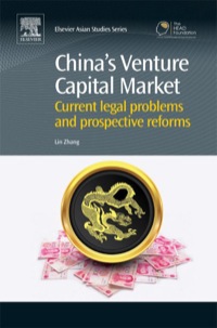Imagen de portada: China’s Venture Capital Market: Current Legal Problems and Prospective Reforms 9780857094506