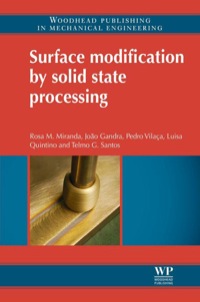 表紙画像: Surface Modification by Solid State Processing 9780857094681