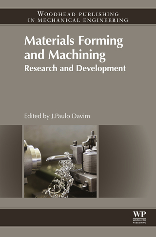 Imagen de portada: Materials Forming and Machining: Research and Development 9780857094834