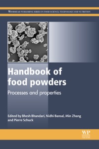 Cover image: Handbook of Food Powders: Processes and Properties 9780857095138