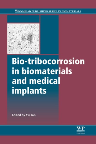 Cover image: Bio-Tribocorrosion in Biomaterials and Medical Implants 9780857095404