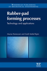 Cover image: Rubber-Pad Forming Processes: Technology And Applications 9780857090942