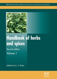 Imagen de portada: Handbook of Herbs and Spices 9780857090393