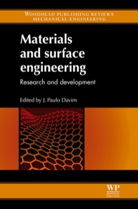 表紙画像: Materials and Surface Engineering: Research And Development 9780857091512