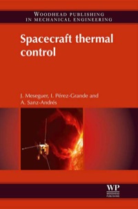 Cover image: Spacecraft Thermal Control 9781845699963