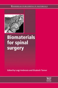 Cover image: Biomaterials for Spinal Surgery 9781845699864