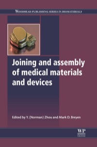 Imagen de portada: Joining and Assembly of Medical Materials and Devices 9781845695774