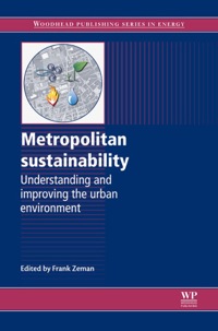 表紙画像: Metropolitan Sustainability: Understanding And Improving The Urban Environment 9780857090461
