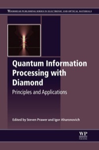 Cover image: Quantum Information Processing with Diamond: Principles and Applications 9780857096562