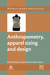 Cover image: Anthropometry, Apparel Sizing and Design 9780857096814