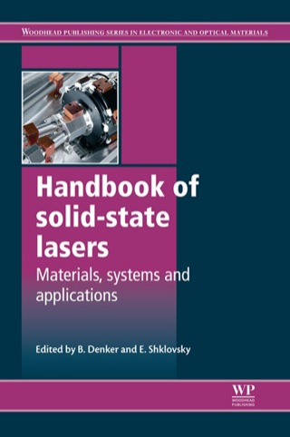 Cover image: Handbook of Solid-State Lasers: Materials, Systems And Applications 9780857092724