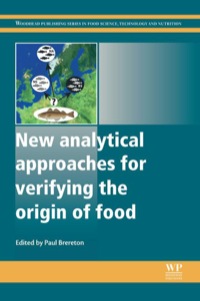 Cover image: New Analytical Approaches For Verifying The Origin Of Food 9780857092748