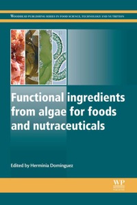 Cover image: Functional Ingredients from Algae for Foods and Nutraceuticals 9780857095121