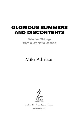 Cover image: Glorious Summers and Discontents 9780857203496