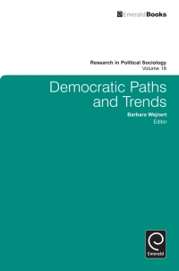 صورة الغلاف: Democratic Paths and Trends 9780857240910