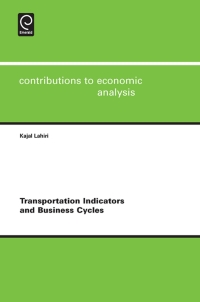 Imagen de portada: Transportation Indicators and Business Cycles 9780857241474