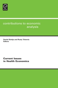 صورة الغلاف: Current Issues in Health Economics 9780857241559