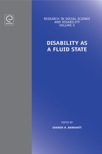 Cover image: Disability as a Fluid State 9780857243775
