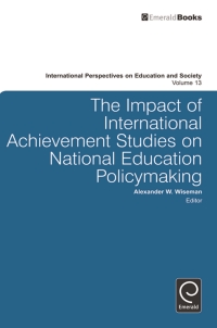 表紙画像: The Impact of International Achievement Studies on National Education Policymaking 9780857244499