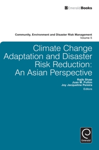 Cover image: Climate Change Adaptation and Disaster Risk Reduction 9780857244857