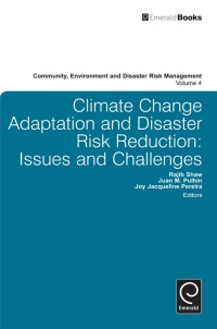 Imagen de portada: Climate Change Adaptation and Disaster Risk Reduction 9780857244871
