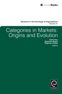 Titelbild: Categories in Markets 9780857245939