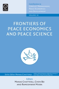 Cover image: Frontiers of Peace Economics and Peace Science 9780857247018