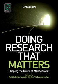 Cover image: Doing Research That Matters 9780857247070