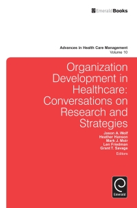Cover image: Organization Development in Healthcare 9780857247094