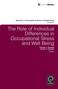 Cover image: The Role of Individual Differences in Occupational Stress and Well Being 9780857247117
