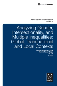 Cover image: Analyzing Gender, Intersectionality, and Multiple Inequalities 9780857247438