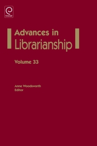 صورة الغلاف: Advances in Librarianship 9780857247551