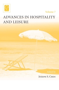 Cover image: Advances in Hospitality and Leisure 9780857247698