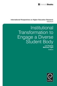 Cover image: Institutional Transformation To Engage A Diverse Student Body 9780857249036