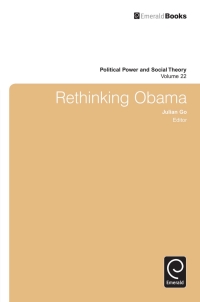 Imagen de portada: Rethinking Obama 9780857249111