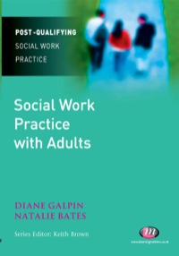 Cover image: Social Work Practice with Adults 1st edition 9781844452927