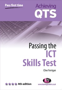 Immagine di copertina: Passing the ICT Skills Test 4th edition 9780857252562