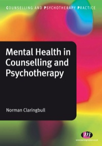 Cover image: Mental Health in Counselling and Psychotherapy 1st edition 9780857253774