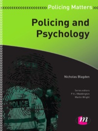 Imagen de portada: Policing and Psychology 1st edition 9780857254658