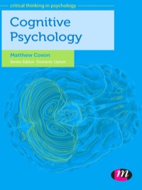 Omslagafbeelding: Cognitive Psychology 1st edition 9780857255228