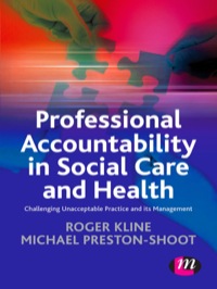 Omslagafbeelding: Professional Accountability in Social Care and Health 1st edition 9780857256898