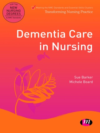 Cover image: Dementia Care in Nursing 1st edition 9780857258731
