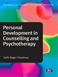 Cover image: Personal Development in Counselling and Psychotherapy 1st edition 9781446257111