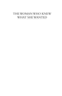 Immagine di copertina: The Woman Who Knew What She Wanted 1st edition 9780857283450