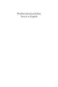 表紙画像: Postliberalization Indian Novels in English 1st edition 9780857285645