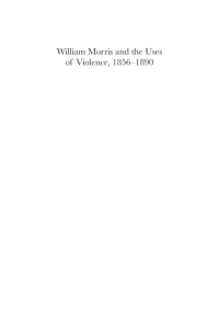 صورة الغلاف: William Morris and the Uses of Violence, 1856–1890 1st edition 9780857283191