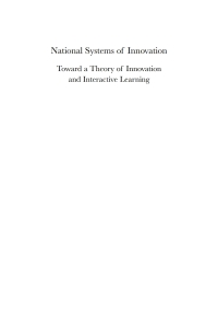 Titelbild: National Systems of Innovation 1st edition 9781843318668
