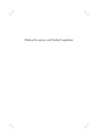 Cover image: Political Economy and Global Capitalism 1st edition 9781843318750