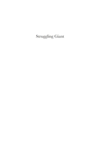 Imagen de portada: Struggling Giant 1st edition 9781843312789